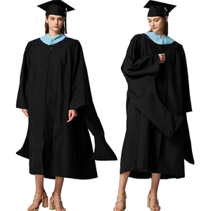 Venta al por Mayor de Togas de Graduación Escolares Unisex 2025, Nuevas, Mate, Personalizables, Cómodas y de Alta Calidad, con Birretes, Cordón de Honor, Borla y Estola - Product Image 3