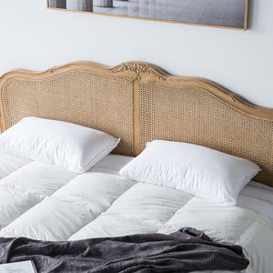 Прямая Продажа с фабрики классическая кровать из массива дерева на платформе Экологически чистая мебель для спальни для домашнего использования - Product Image 3