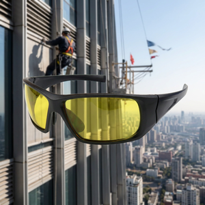Bulk Safety Eyewear Multi-Standard ANSI CE AS/NZS Certified Clear PC Lens Adjustable Metal Nose <b>Pad</b> - Product Image 1