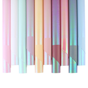 Korean Style Flower Packaging <strong>Paper</strong> Fancy Silk rainbow <strong>Color</strong> Iridescent Flower Bouquet Gift Wrapping <strong>Paper</strong> - Product Image 3
