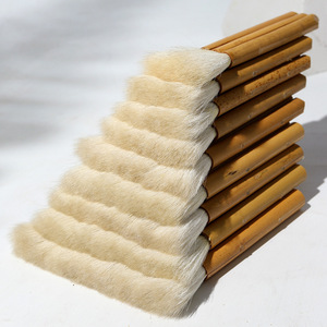 <span class=keywords><strong>Pinceau</strong></span> en laine à manche en bambou personnalisé OEM ODM, vente en gros, pour peinture aquarelle, calligraphie et montage artistique - Product Image 5