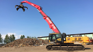 Escavatore Gommato SMHW30 da 30 Tonnellate di Marca Cinese, Macchina 2-in-1 per Scavo e Manipolazione Materiali - Product Image 4