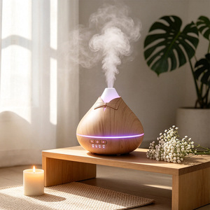 Diffuseur d'huiles essentielles à ultrasons, humidificateur aromathérapeutique, veilleuse pour la maison, l'hôtel, le spa, le yoga, fabricant de diffuseurs d'arômes - Product Image 1