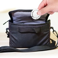 Porte-sac à main pliant porte-sac de table portable moins de 3.8cm/1.50 pouces d'épaisseur crochets de sac à main en métal pour tables