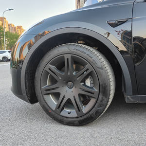 Capuchon de moyeu de roue noir/rose couleur 19 pour modèle Y couvre-roue couvre-jante pour tesla modèle Y - Product Image 3