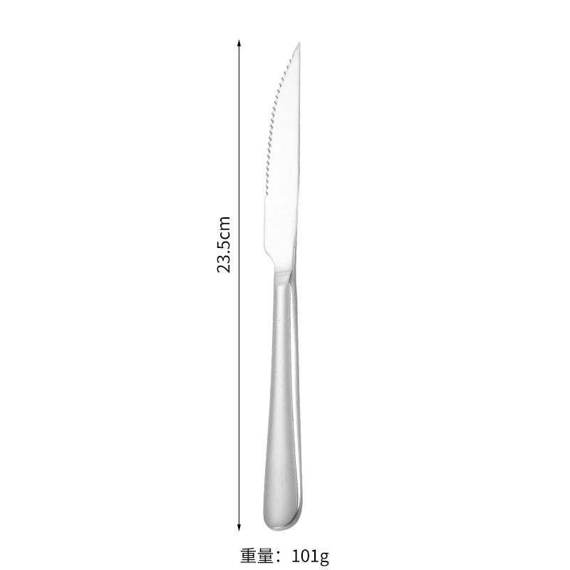 Couteau à steak en argent
