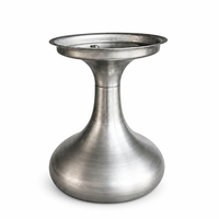 Pied de table basse ovale en acier au carbone forgé sur mesure OEM ODM pour mobilier