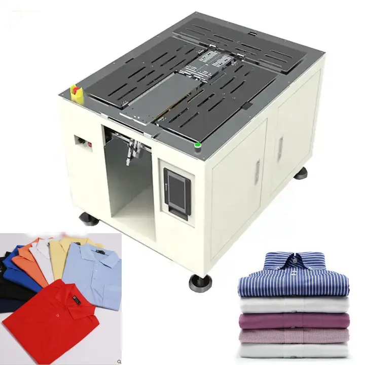 Towel Automatic T-shirts Folding And Packing Machine Clothes Ironing And Folding Machine