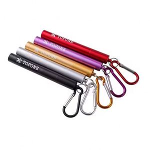 Pajitas Telescópicas de Acero Inoxidable 304, Juego de Pajitas Plegables de Metal de Color para Bebidas, Portátiles para Exteriores - Product Image 4