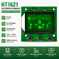 Modul Layar LCD VA 7 Segmen, Layar Digital Inverter Tenaga Surya, Panel LCD Segmen Kustom untuk Peralatan Inverter