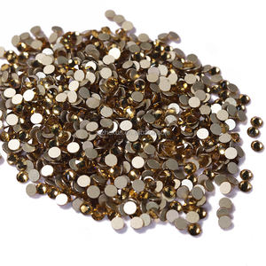 ZK 2088คริสตัลพลอยเทียมแก้วหลังแบนขนาดเล็ก8สีโคลาโด้โทแพซสำหรับตกแต่งเล็บแบบ DIY - Product Image 1