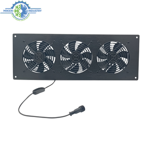 12V Étanche Pet House Poulailler BLDC Ventilateur D'échappement Puissant Ventilateur Triple 120mm Cabinet Ventilateur - Product Image 2