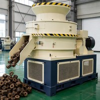 Machine à briquettes de biomasse pour sciure de bois, coques de riz, copeaux de bois, charbon de bois, production haute densité, directement de l'usine