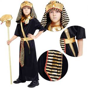 MS Nuevas Llegadas, Túnica de Faraón Egipcio para Niños, Disfraz de Cosplay para Baile de Salón - Product Image 4
