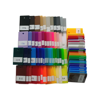 Feuille acrylique de couleur unie, feuille de plastique PMMA Perspex découpable multicolore