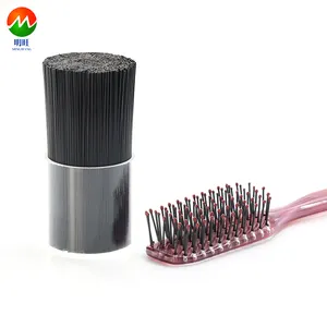 2024 vendita calda Nylon 6 66 plastica ad alta resilienza setole pettine per capelli spazzole resistente al calore filamento