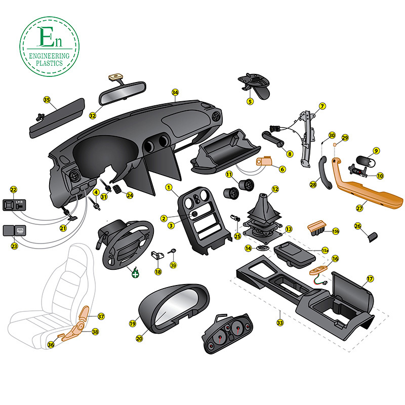 Free Sample ABS Nylon Moulding Injection