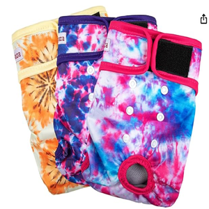 Couches chauffantes réutilisables pour chiens pour femmes avec boutons-pression réglables <span class=keywords><strong>Couche</strong></span> <span class=keywords><strong>lavable</strong></span> pour animaux de compagnie pour les périodes de chien - Product Image 1