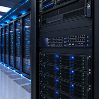 Passerelle VoIP SIP d'entreprise IAD1000-160FXS à 160 ports FXS avec fibre SFP et 4 ports Gigabit GE pour usage professionnel