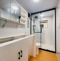 Casa Modular Plegable Portátil Prefabricada en China para Vivienda, Apartamentos Expandibles Personalizados, Casa Contenedor Plegable, Casa Móvil