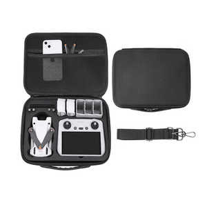 Portable pour <span class=keywords><strong>DJI</strong></span> <span class=keywords><strong>Mini</strong></span> <span class=keywords><strong>3</strong></span>/<span class=keywords><strong>Mini</strong></span> <span class=keywords><strong>3</strong></span> Pro Drone mallette de rangement Style classique fermeture à glissière dur Eva sac antichoc voyage sac à main - Product Image 3