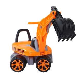 <span class=keywords><strong>Coche</strong></span> de juguete con temática de excavadora, diseño de dos plazas, ruedas pequeñas, gancho giratorio <span class=keywords><strong>para</strong></span> bebés grandes, niños pequeños, niños económicos - Product Image 4