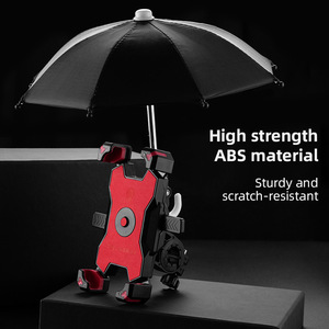 Soporte para teléfono de bicicleta Yueli con paraguas, soporte ajustable de ABS para motocicleta, bicicleta eléctrica, protección solar, herramienta de navegación - Product Image 5