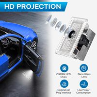 Luz de Bienvenida LED, Proyector de Logotipo de Alta Definición, Lámpara de Proyección de Sombra Fantasma para Tesla 3 Y