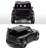 Kit carrosserie large pour Land Rover Defender, avec lèvre avant, jupe latérale, diffuseur arrière et spoiler de capot en fibre de carbone sèche MSY