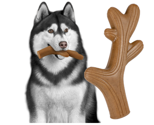 Juguetes masticables para perros duraderos de nailon populares al por mayor sabor a ternera ciervo de Navidad triángulo dragón huesos dobles - Product Image 5