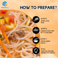 High Quality No Additives Zero Fat High Protein Instant Shirataki Noodles Meal Replacement Dry Konjac in Bag