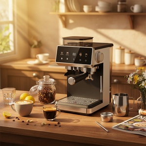 Nuova Macchina per Caffè Espresso Abbolife con Controllo Digitale, 20 Bar, Elettrica con Doppio Boiler - Product Image 3