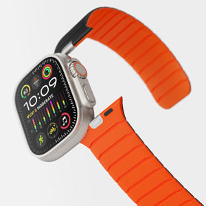 สายซิลิโคนแม่เหล็กแบบกลับด้านได้รุ่น<span class=keywords><strong>ล่าสุด</strong></span>ของ CM สำหรับ <span class=keywords><strong>Apple</strong></span> <span class=keywords><strong>Watch</strong></span> Ultra และ <span class=keywords><strong>Series</strong></span> 11 10 ขนาด 49 มม. / 46 มม. / 45 มม. / 44 มม. / 42 มม. - Product Image 4