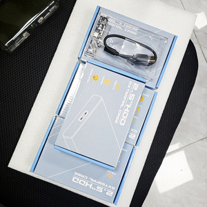 เคสฮาร์ดดิสก์ภายนอกขนาด 2.5 นิ้ว คุณภาพดี มือสอง วัสดุ ABS พลาสติกบางเฉียบ ความเร็วสูง 3.1 USB - Product Image 4