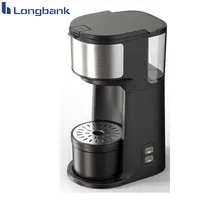Yeni yüksek kaliteli promosyon modeli K-CUP kapsül kahve makinesi 14oz kapasiteli ev ve otel kullanımı için kahve makinesi elektrikli