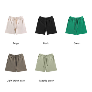 Pantaloncini Casual da Uomo in Cotone French Terry di Alta Qualità con Logo Personalizzato OEM, Taglie Grandi, Tessuto Pesante Vintage - Product Image 4