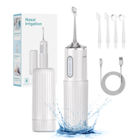 Soins personnels, irrigateur nasal pour rhinite, nettoyeur nasal électrique pour adultes avec 2 embouts de pulvérisation