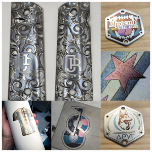 เครื่องแกะสลักเลเซอร์สำหรับทำของขวัญฮาโลวีนด้วยตัวเอง อุปกรณ์เสริมสำหรับงานแกะสลักเครื่องประดับเงิน ทองเหลือง และทองคำ - Product Image 4