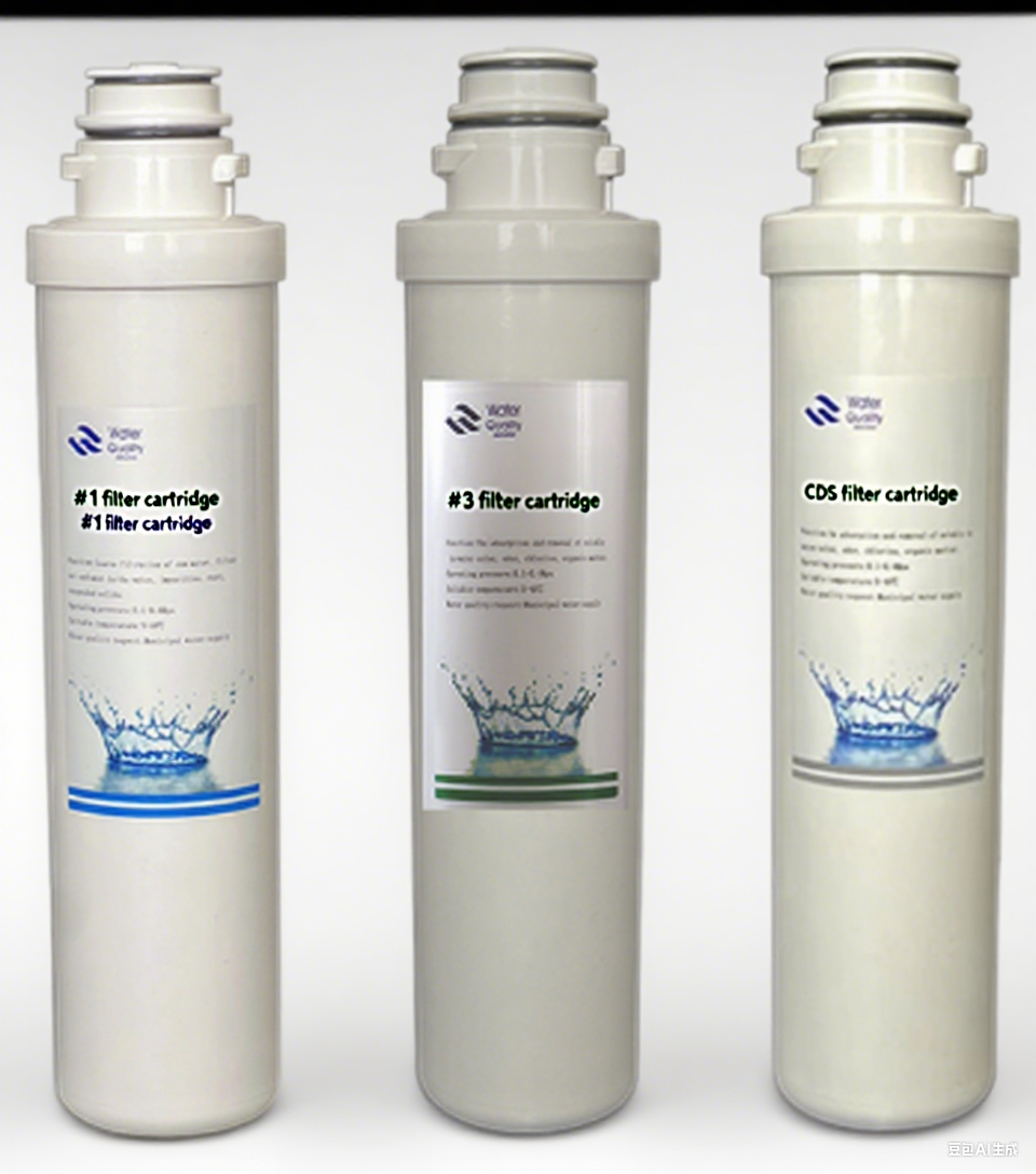 YenvQee Quick Replacement PP+UF+CTO Water Filters to Remove Suspended Substances Larger Bacteria Household Use
