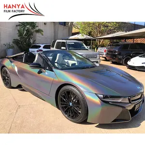 Auto PVC Satin Metallic Dark Green Vinyl Car Wrap Sticker Color Changing Sticker Car Body Decoration Film