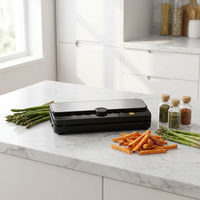 Scelleuse alimentaire sous vide électrique avec écran LED, largeur de scellage 30 cm, pour la cuisine domestique, cadeau de Noël pour femme et chef