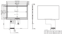 Layar Sentuh Resistif IPS WQVGA 4.3 Inci 480x272 24BIT RGB TFT LCD NV3047 yang Dapat Disesuaikan untuk Printer 3D/Instrumen Portabel