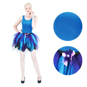 थोक रंगीन रंग स्कर्ट स्तरित डिजाइन और पार्टी पहनने के लिए बने कपड़े - Product Image 3