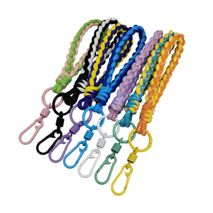 Cordino per Telefono Intrecciato a Mano a Quattro Fili in Poliestere, Cinturino Universale Anti-Caduta da Polso per Uomini e Donne - Product Image 1