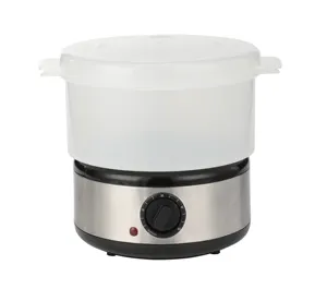 جهاز طهي الطعام الكهربائي بطبقتين من الشركة المصنعة المحترفة ، طباخ أبيض