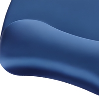 Tapis de souris ergonomique portable en caoutchouc avec repose-poignet, base antidérapante confortable, surface imperméable, accessoire pour ordinateur portable de bureau