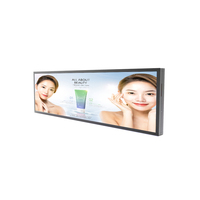 Écran LCD de bar 43 pouces pour client, 1920x360, Android 10, 2 Go 32 Go, CMS BOE avec prise en charge de l'animation