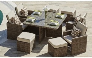 Set da giardino in Rattan impermeabile Henan da <span class=keywords><strong>esterno</strong></span> per mobili da <span class=keywords><strong>esterno</strong></span> per uso soggiorno - Product Image 3