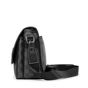 Borsa a Tracolla Monospalla da Uomo in Pelle PVC di Alta Qualità, Stile Giapponese Coreano, Casual Quadrata, Modello <span class=keywords><strong>Postino</strong></span> - Product Image 3