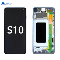 Écran LCD de téléphone portable avec châssis pour Samsung Galaxy S10, écran TFT testé pour smartphone avec garantie d'un an